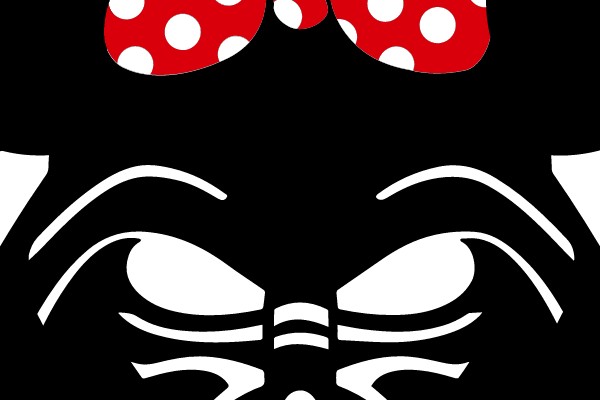 Dark Side of Cute: A Fusion of Disney and Star Wars Themes