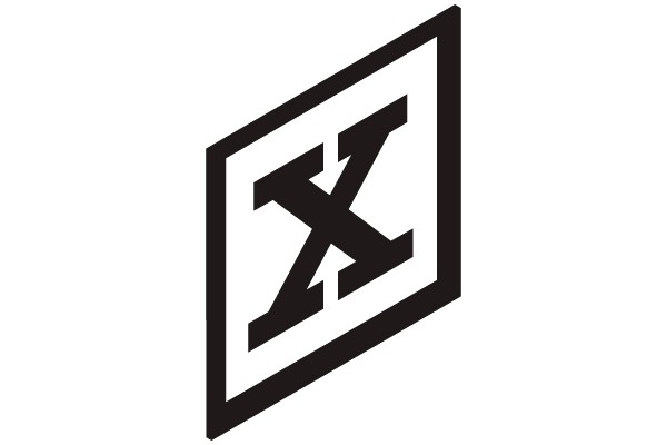 Symmetrical X Logo in