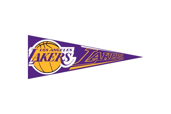 Los Angeles Lakers Pennant