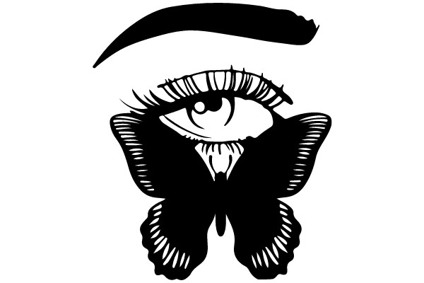 Butterfly Eye Outline