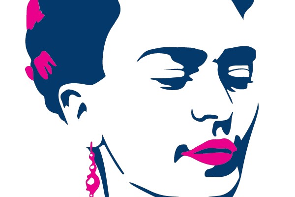 Frida Kahlo Portrait Pop Art