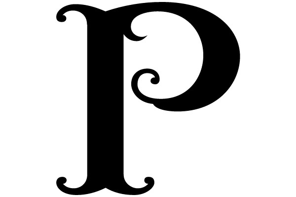 Classic Serif Letter P Logo