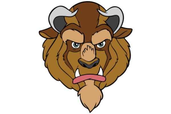 The Angry Minotaur: A Cartoon Character with a Distinctive Style