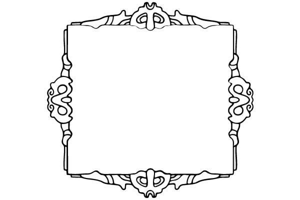 Ornate Vintage Frame with Flourishes