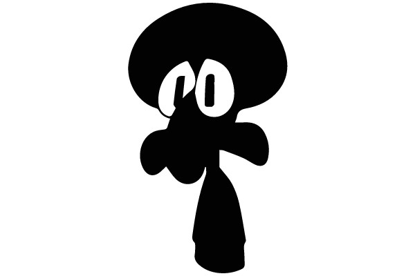 Monochrome Mystery: A Silhouette's Enigma