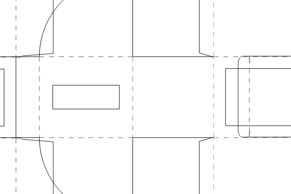 Template for a Foldable Circular Object