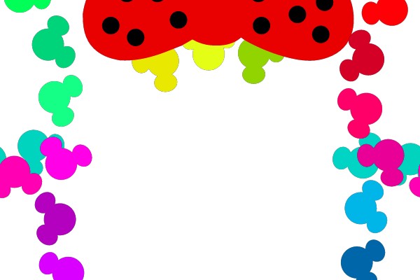 Colorful Rainbow Bow Clipart