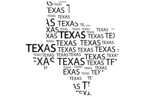 The Art of Language: A Visual Exploration of the Word 'Texas'