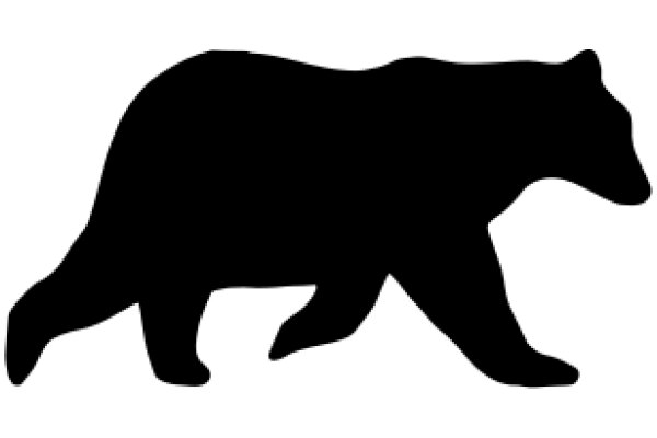 Silhouette of a Bear: A Symbol of Strength and Wilderness