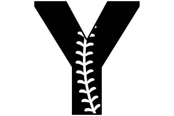 Baseball Stitched Letter Y
