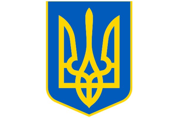 Vibrant Blue and Yellow Logo with a Stylized Design