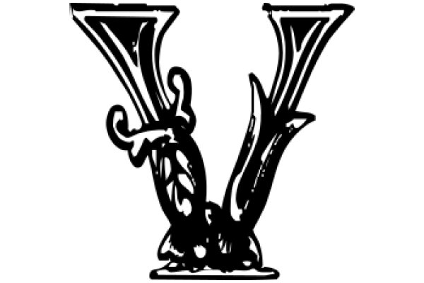 Stylized Letter 'V'
