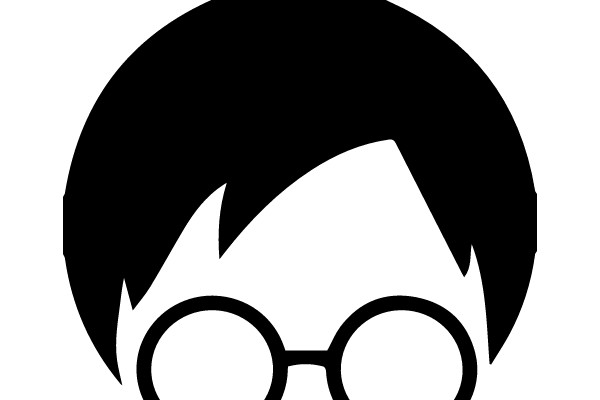 Glasses-Wearing Character Icon