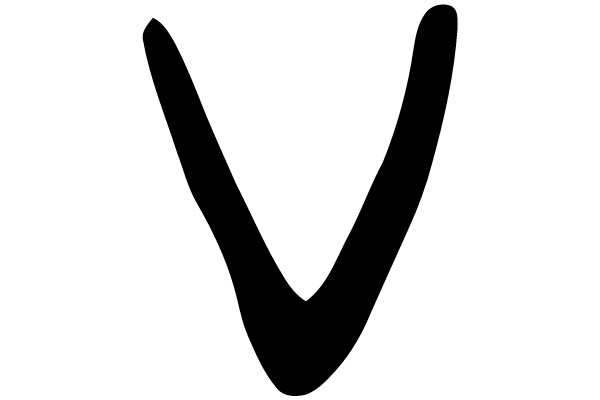 Bold Black Letter V