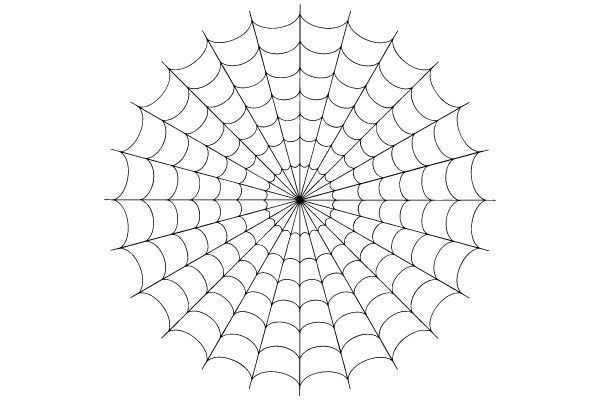 A Detailed Spider Web Diagram