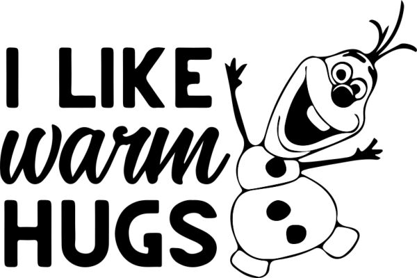 Warm Hugs: A Cartoon Character's Affectionate Greeting
