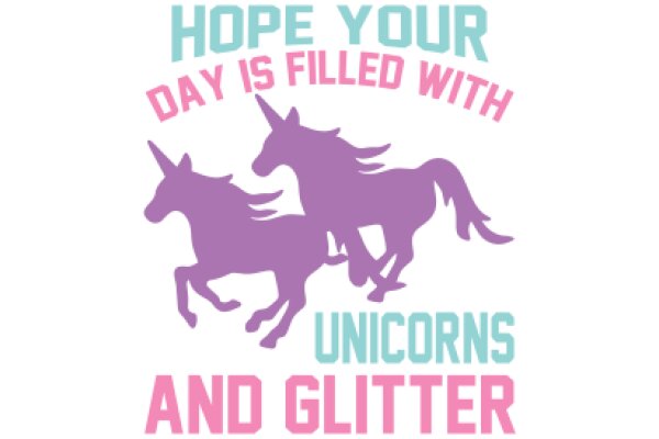 Hope Your Day is Filled with Unicorns and Glitter
