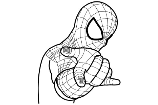 Spider-Man's Pointing Finger: A Illustration