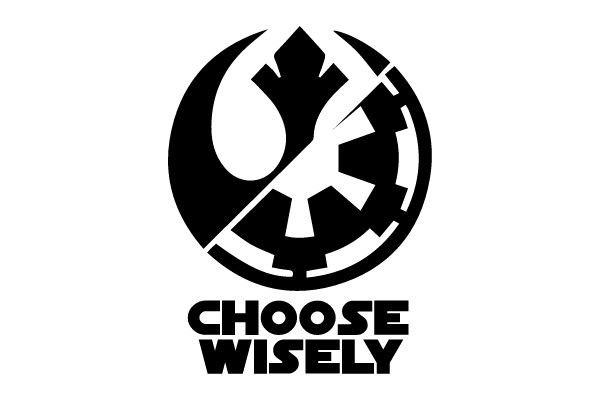 Choose Wisely Symbol
