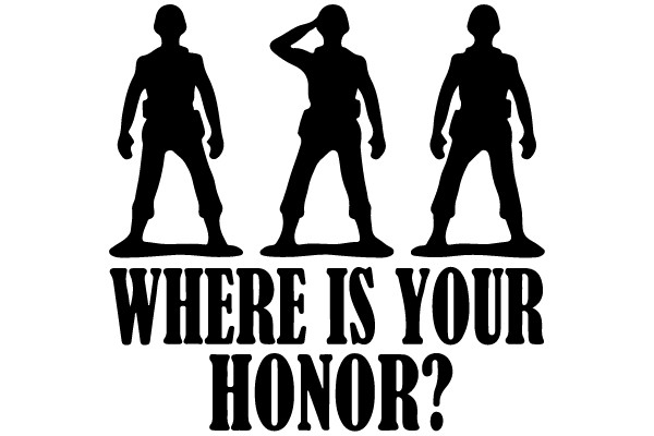Silhouettes of Soldiers: Where Is Your Honor?
