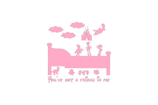 'Storybook Silhouettes: A Friend in Me'