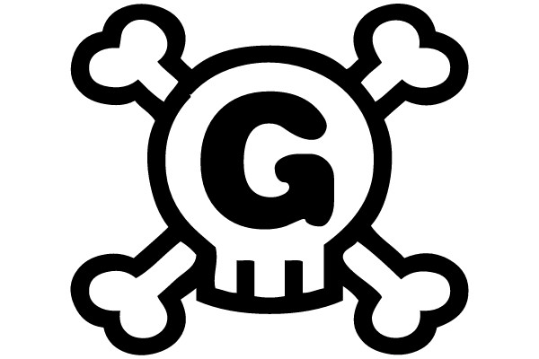 Skull and Crossbones with the Letter 'G'