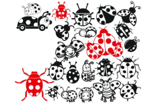 A Whimsical Collection of Ladybugs and Friends