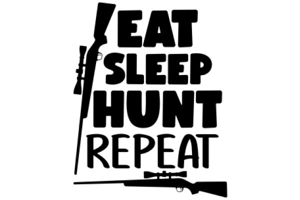 Eat, Sleep, Hunt, Repeat: A Graphic Illustration of a Hunter's Lifestyle