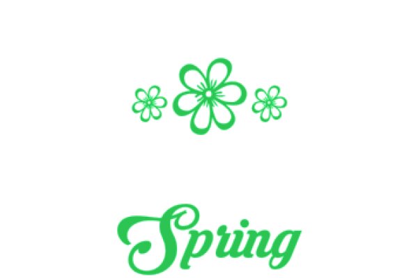 Springtime Flower Emojis on a White Background