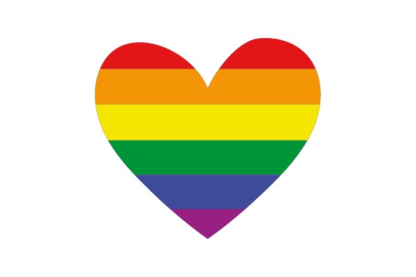 Rainbow Heart Icon