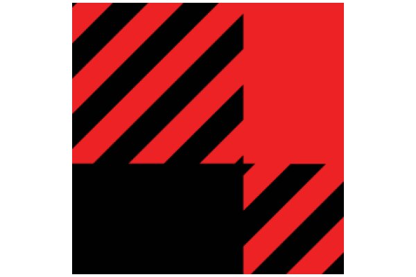 Vibrant Digital Art: A Red and Black Abstract Pattern with a pixelated texture.