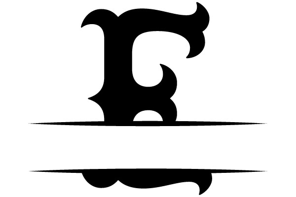 Bold Gothic Letter E