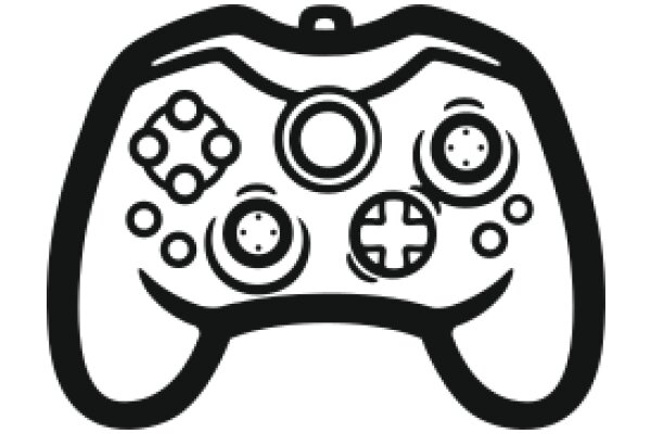 A Stylized Illustration of a Video Game Controller