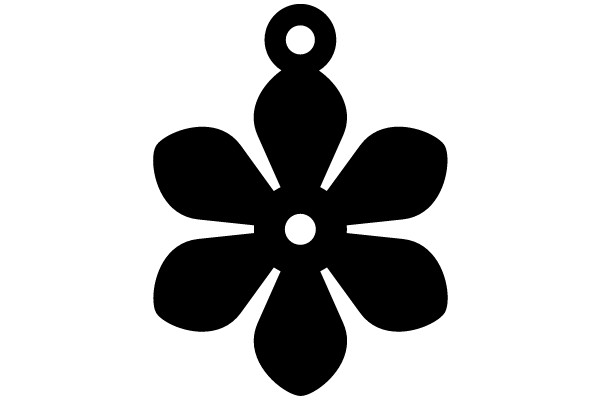 A Blurred Image of a Black Object Against a White Background