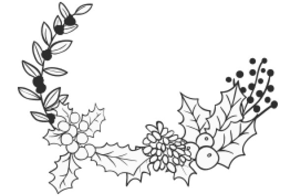 Holiday Decor: AVine with Berries and Leaves