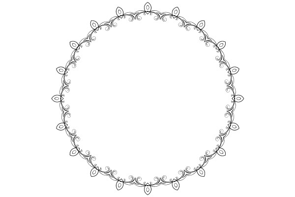 Classic Vintage Flourish Frame Design