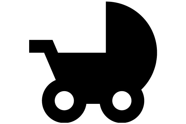 A Simple Icon of a Stroller