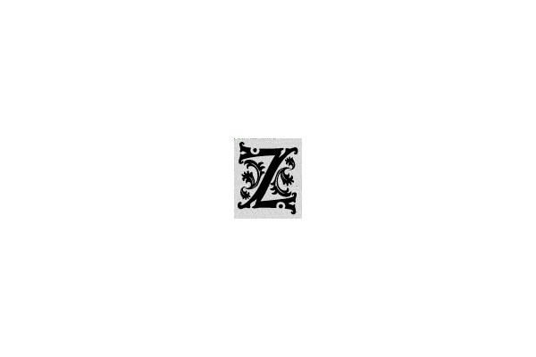 Decorative Letter Z.