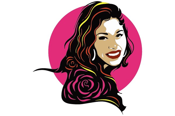 Radiant Beauty: A Colorful Portrait of Grace and Strength