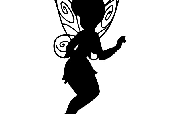 Silhouette of a Fairy