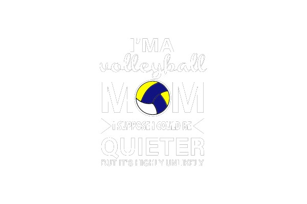 Volleyball Mom Coloring Page