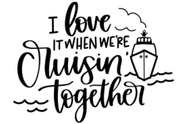A Nautical Affirmation: 'I Love It When We're Cruisin' Together