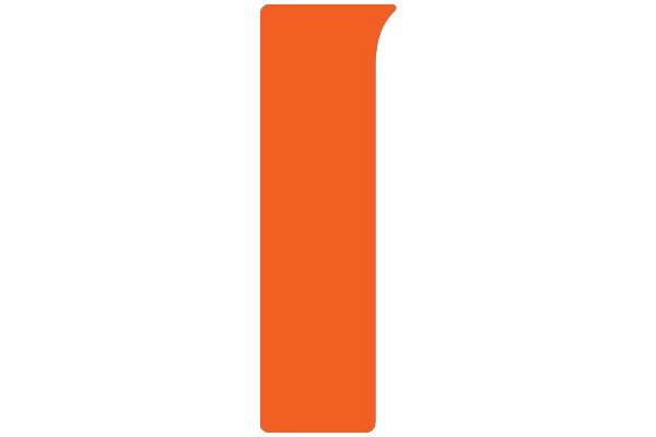 An Orange Rectangular Shape