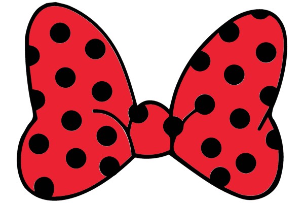Polka-Dot Bow Clip