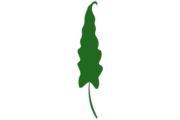 Simplistic Green Plant Icon