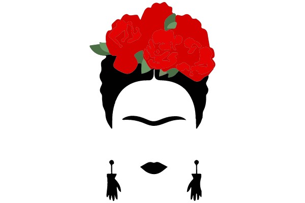 Silhouette of Frida Kahlo
