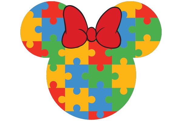 Puzzle Piece Minnie Mouse Icon