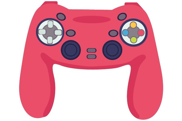 Colorful Cartoon Game Controller