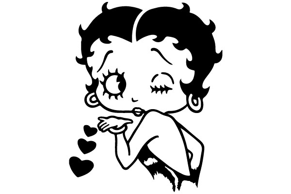 Blowing Kisses Betty Boop Style