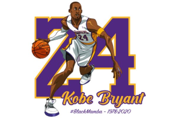 Celebrating Kobe Bryant's 24th Year in the NBA with a Purple and Gold Logo